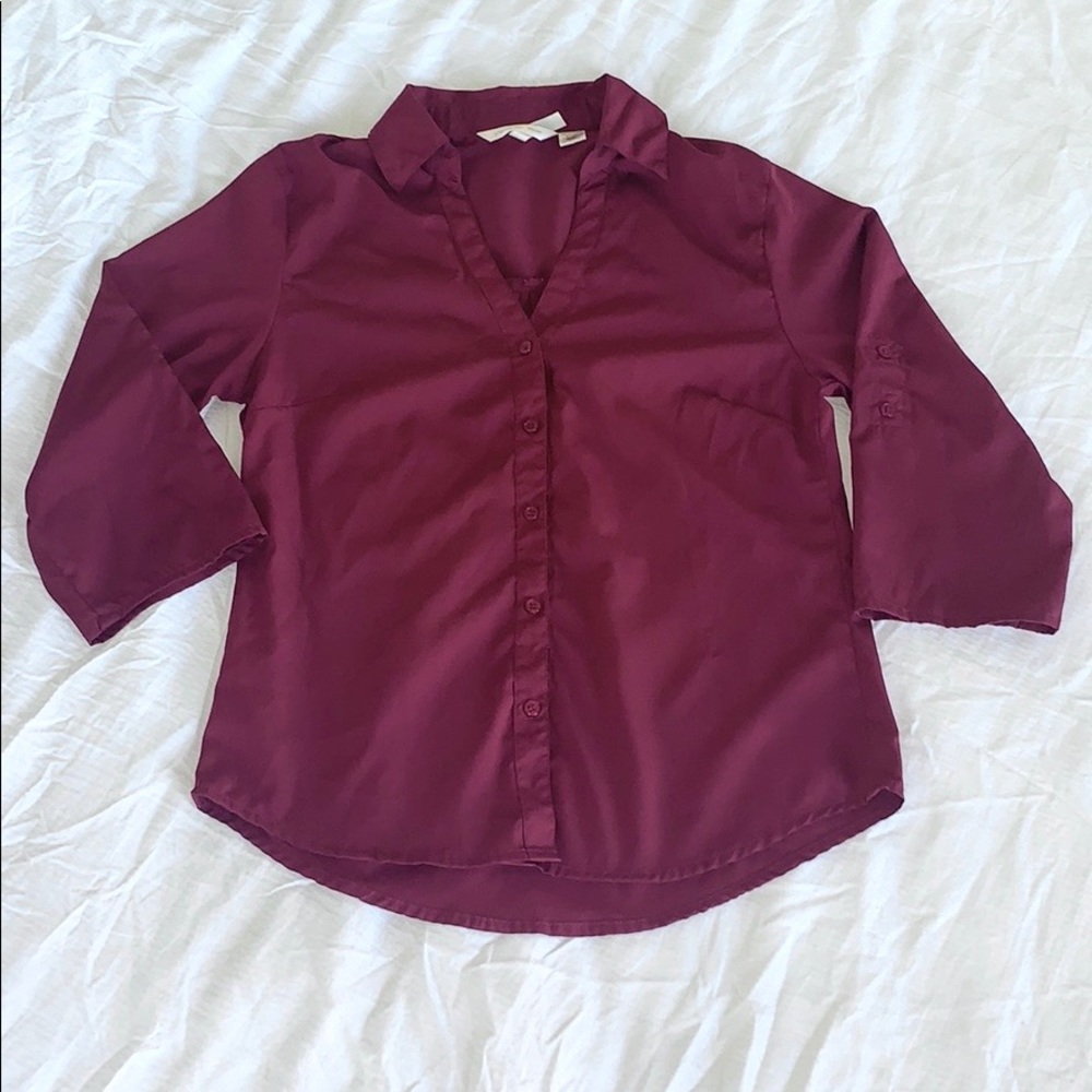 CHECK ME FIRST | BUTTON UP BLOUSE